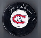 Jean Beliveau (HOF - NHL) Autographed Hockey Puck