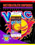 1997 NCAA Basketball WAC Tournament - Mens Semi Finals -  Program & Ticket - At Las Vegas