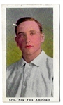 1910 - 11 Sporting Life Birdie Cree (NY Highlanders) M116 Baseball Card
