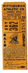C. 1950s Pittsburgh Pirates (NL) Grand Stand Seat Ticket