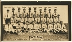 1913 Washington Senators Fatima Tobacco Team Card