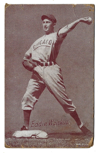 1947 - 66 Eddie Waitkus (Chicago Cubs) Exhibit Card