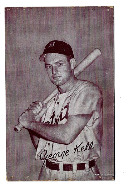 1947 - 66 George Kell (HOF - Detroit Tigers) Exhibit Card 