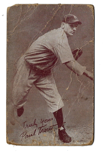 1939 - 46 Paul Trout (AL) Salutation Exhibit Card