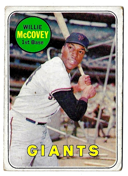 1969 Willie McCovey (HOF - SF Giants) Topps Baseball Card 