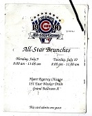 1990 MLB All-Star Game (Wrigley Field) Hospitality Pass