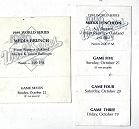 1989 & 1990 World Series Lot of (2) Media Luncheon Passes at Oakland