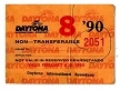 1990 Daytona Speedway Auto Racing Pass