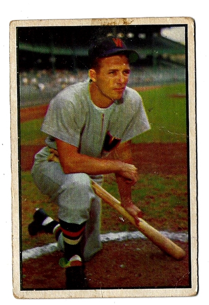 1953 Bowman Color Card Jim Busby