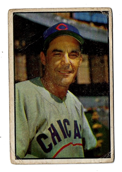 1953 Bowman Color Card Phil Cavaretta 