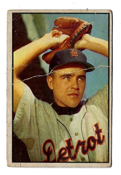 1953 Bowman Color Card Ned Garver