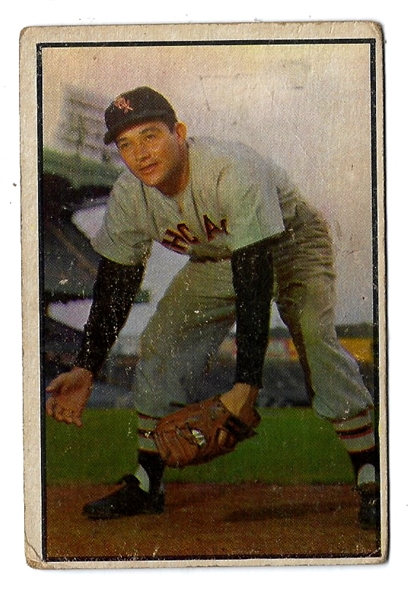 1953 Bowman Color Card Chico Carrasquel 