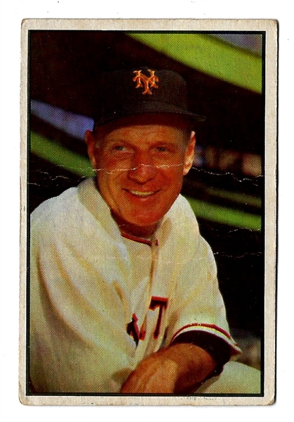 1953 Bowman Color Card Leo Durocher (HOF) 