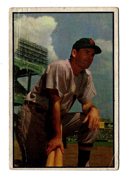 1953 Bowman Color Card Mickey Vernon