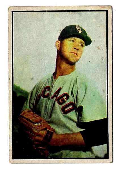 1953 Bowman Color Card Joe Dobson