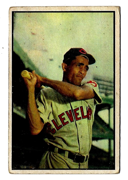 1953 Bowman Color Harry Simpson (Cleveland Indians)