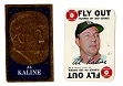 1960's Al Kaline (HOF) Lot of (2) Cards - 1965 Topps Embossed & 1968 Topps Game Card