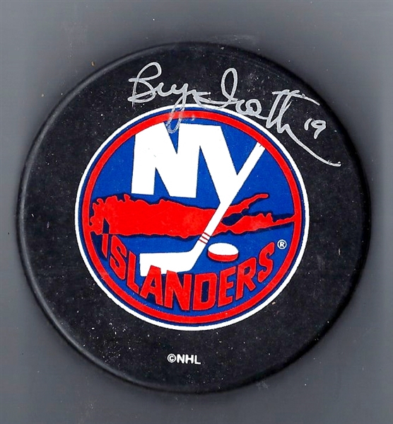 Bryan Trottier (HOF) Autographed Hockey Puck