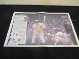 2008 Mickey Mantle (HOF) Commemorative Full Color Center Spread Poster