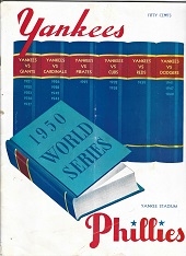 1950 World Series (NY Yankees vs. Philadelphia Phillies) Program at NY