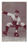 1947 - 66 George "Stuffy" Stirnweiss (NY Yankees) Exhibit Card