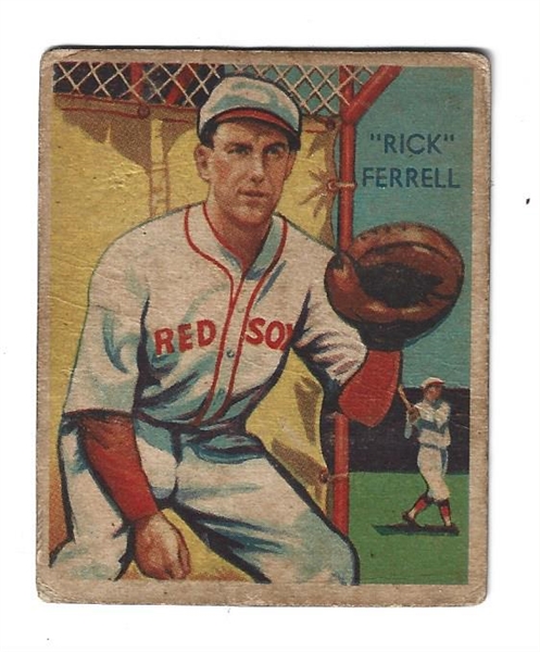 1935 Rick Ferrell (HOF) Diamonds Stars Baseball Card