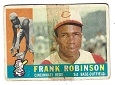 1960 Frank Robinson (HOF) Topps Baseball Card - Lesser Condition