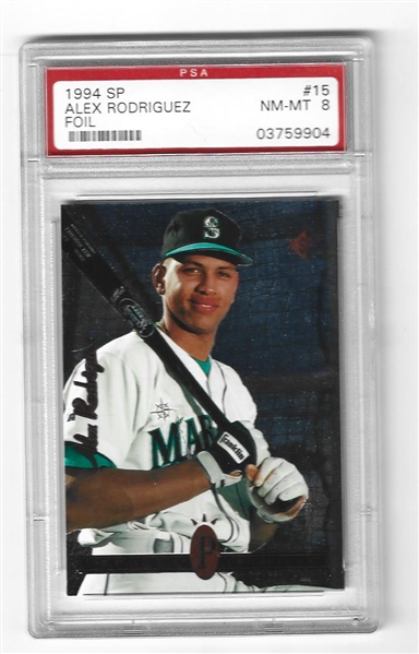 1994 SP Upper Deck Alex Rodriguez PSA Graded 8