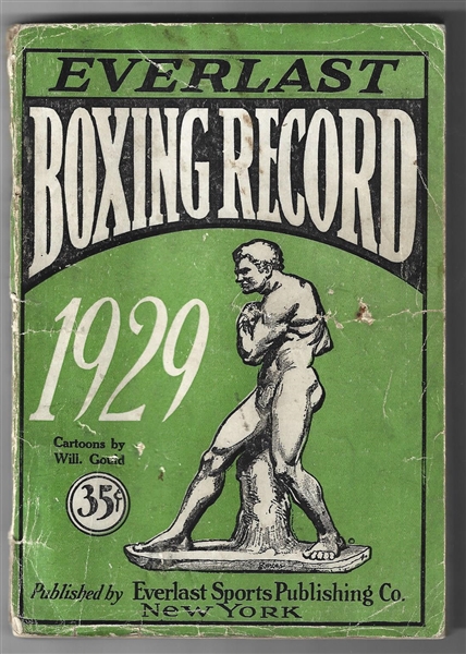 1929 Everlast Boxing Record Guide - 392 Pages of Pure Boxing Bliss