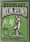 1929 Everlast Boxing Record Guide - 392 Pages of Pure Boxing Bliss