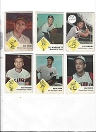 1963 Fleer Lot of (6) Cards