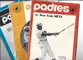 1970 - 1972 San Diego Padres (NL) Lot of (3) Home Game Programs 