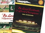 1968 & 1969 St. Louis Cardinals Lot of (2) Official Scorecards