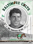 1947 Baltimore Colts (AAFC) vs. SF 49ers Official Program at Baltimore
