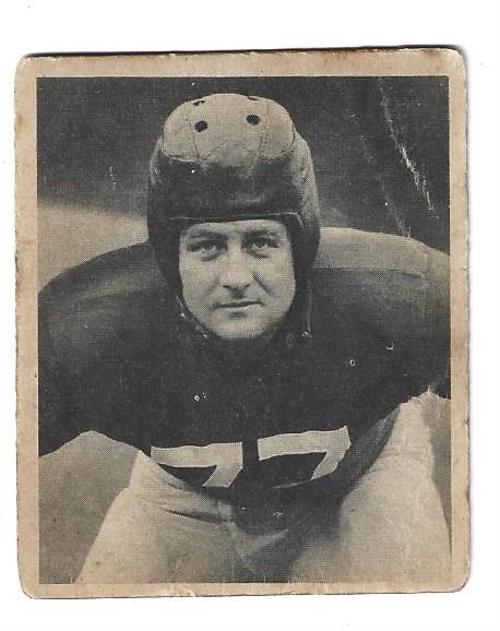 1948 Bowman Football - Jim White (NY Giants)  - Football Card