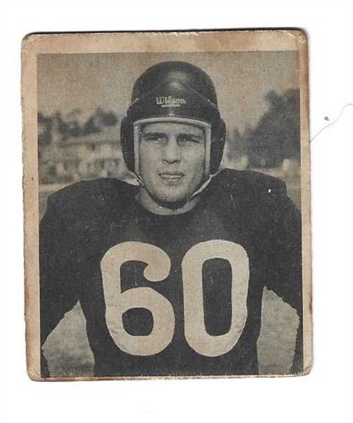 1948 Bowman Football - William Gray (Washington Redskins)  - Football Card