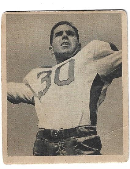 1948 Bosh Pritchard Bowman Football Card