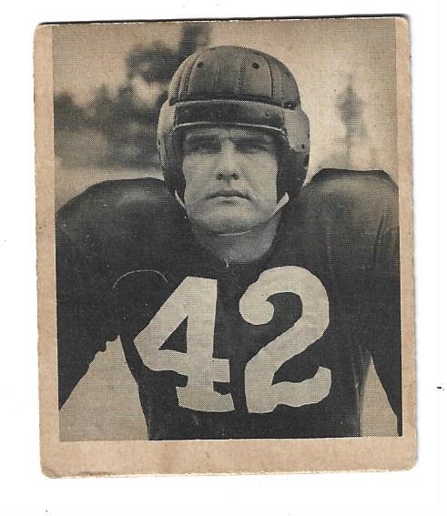 1948 John (The Tree) Adams Bowman Football Card