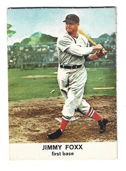 1961 Jimmy Foxx (HOF) Golden Press Baseball Card * Crease-Free