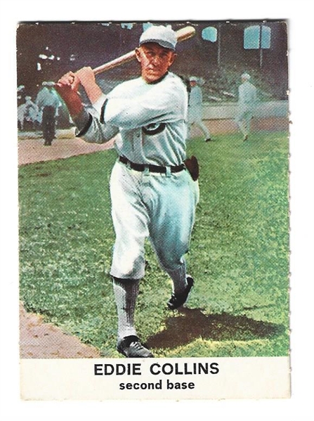 1961 Eddie Collins (HOF) Golden Press Baseball Card *Crease-Free 