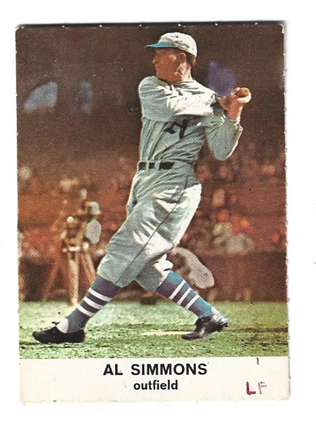 1961 Al Simmons (HOF) Golden Press Baseball Card *Crease-Free 