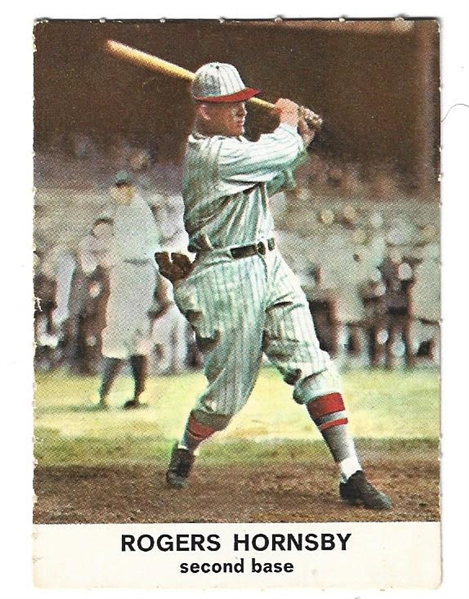 1961 Rogers Hornsby (HOF) Golden Press Baseball Card * Crease-Free