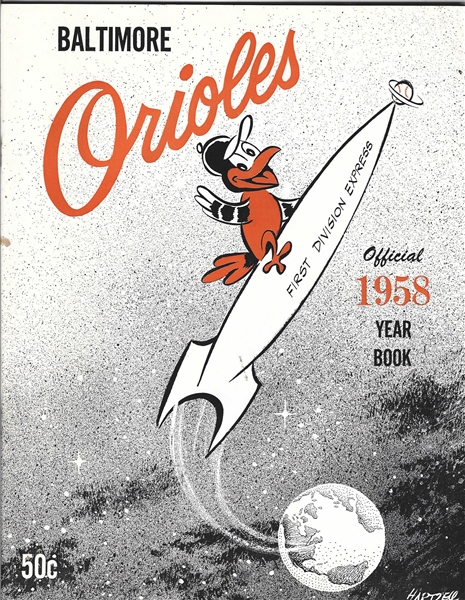 1958 Baltimore Orioles Official Yearbook