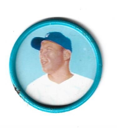 1963 Mickey Mantle (HOF) Salada Tea & Junket Metal Coin - # 56