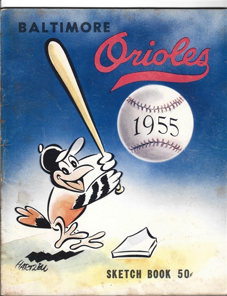 1955 Baltimore Orioles - 2nd Year of the Franchise - Official Yearbook