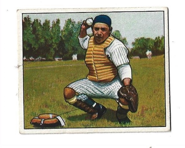 1950 Yogi Berra (HOF) Bowman Card - Crease Free