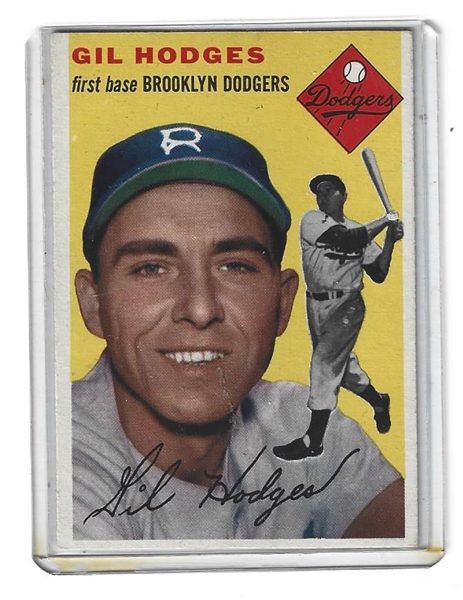 1954 Gil Hodges (HOF) -  Topps Baseball Card - # 102