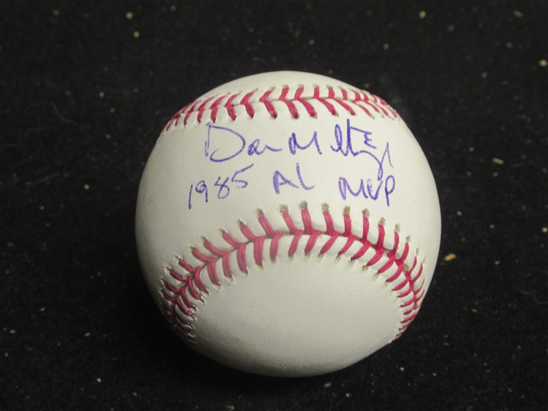 Don Mattingly (NY Yankees) Autographed Official MLB Baseball (Bud Selig)