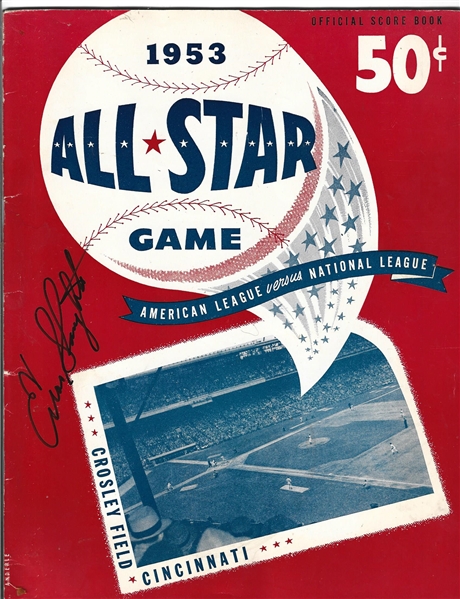 1953 MLB All-Star Game (At Cincinnati) Official Program 