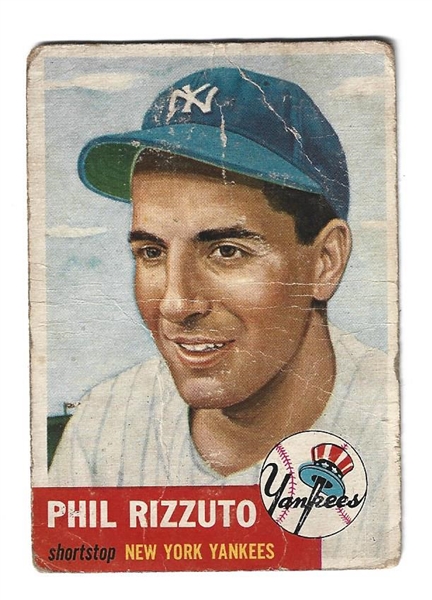 1953 Phil Rizzuto (HOF) Topps Baseball  Card